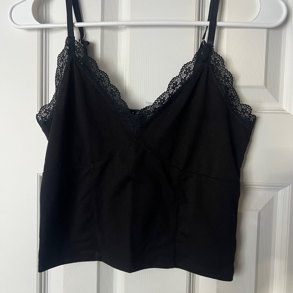 H&M Divided Black Lace Cami